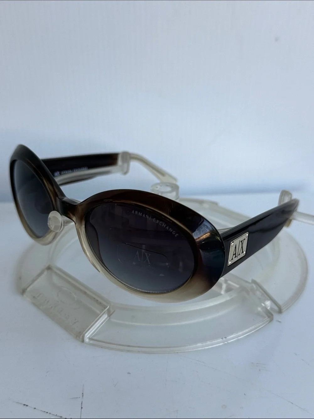 NEW ARMANI EXCHANGE AX107/S Root Beer Brown Fade Sunglasses NEW WITHOUT TAGS